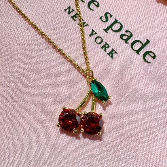 Kate Spade Red Cherry Jewelry Set - Picture 7 of 14